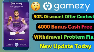 gamezy 90% discount | gamezy withdrawal problem fix | gamezy new update today