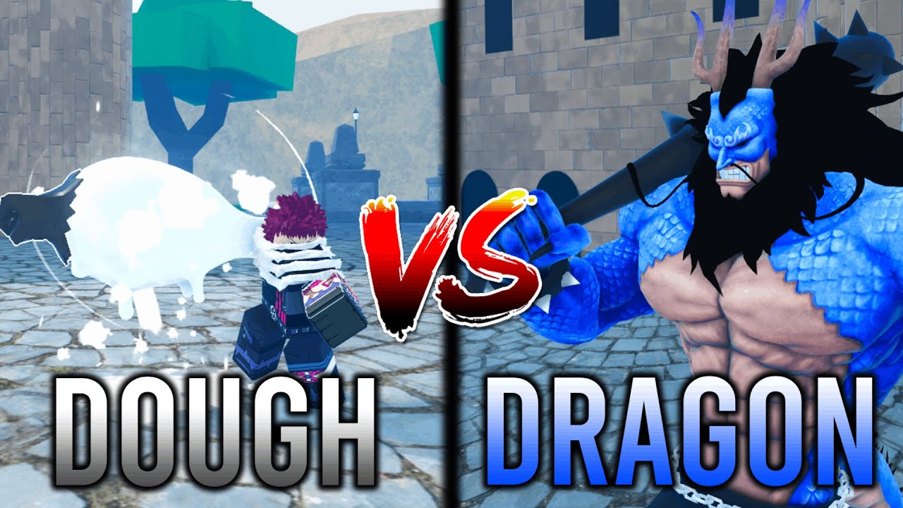 DOUGH VS HYBRID DRAGON FRUIT BATTLEGROUNDS YouTube