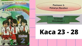 Pembelajaran Basa Jawa Buku Tantri Basa kelas 2 Gladhen Wulangan 1 kaca 23 - 28