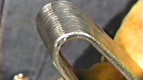 Bend test on Vertical Welds