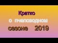 Мой пчеловодный год 2019 за12 минут