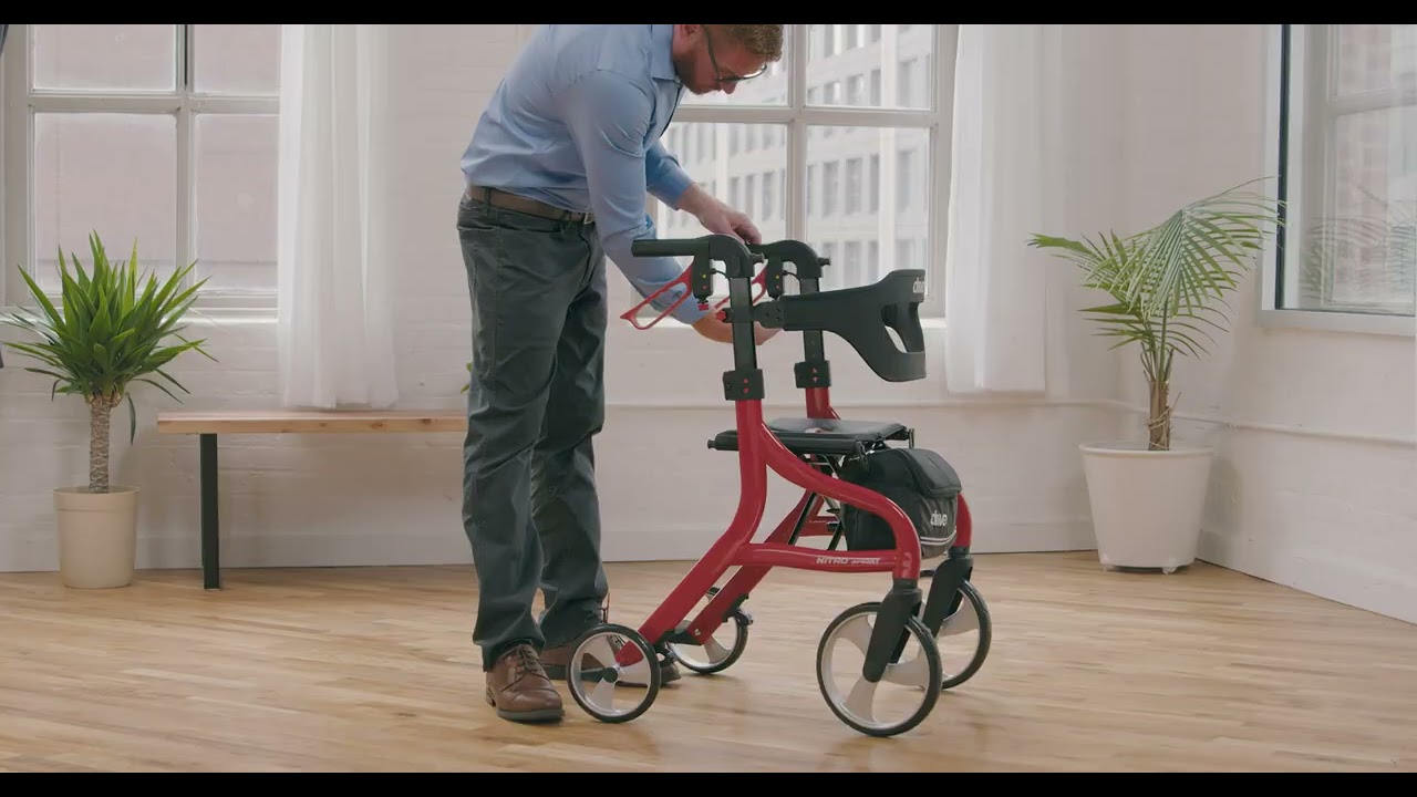 Assemble and Use Your Drive Medical Nitro Sprint Rollator with Ease