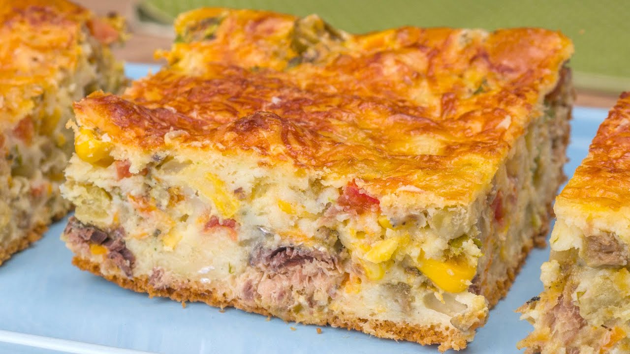 TORTA DE SARDINHA DE LIQUIDIFICADOR FÁCIL E RÁPIDA | Cook'n Enjoy 1026