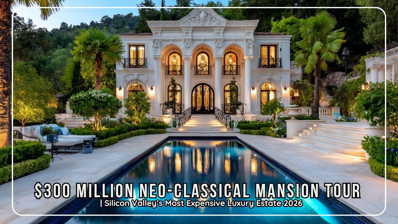 Inside a $300,000,000 Silicon Valley Mansion 🔥 | Grand Luxury Home Design 2026 Tour