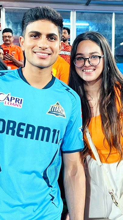 Shubhman Gill with Komal Sharma Abhishek Sharma Sister 🥰🥰 #Shubhmangill #viratkohli #abhisheksharma