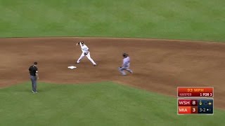WSH@MIA: Gordon, Hechavarria combine for DP