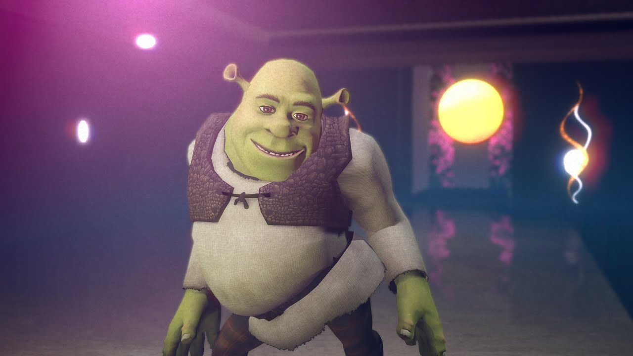 Shrek dançando ao som de grande família_哔哩哔哩_bilibili