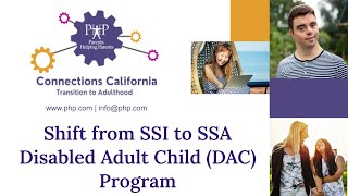 Shift from SSI to SSA’s Disabled Adult Child (DAC) Program