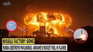 Rusya Pavlograd Füze Fabrikasını Yok Etti - Ukraynanın Roket Yakıtı Ateş Fırtınasında Patladı