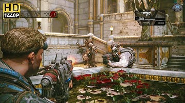 Xenia Xbox 360 Emulator - Gears of War: Judgment Ingame / Gameplay! 2k 1440p (Custom build)