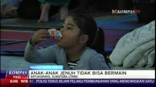 Pengungsi Sinabung Mulai Jenuh di Pengungsian