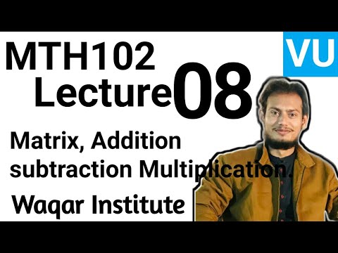 MTH102 lecture 8