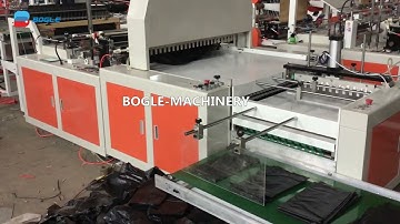 Three Folding Four Folding Garbage Bag Making Machine