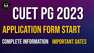 CUET PG 2023 Application Form Start | Official Update 🔥| Modulus Mathematics | #cuetpg2023 #cuetpg