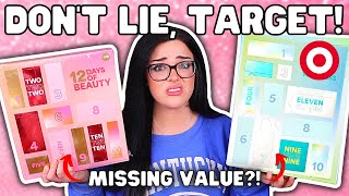 Target Caught LYING ABOUT VALUE?! | Double Target Advent Calendar Unboxing