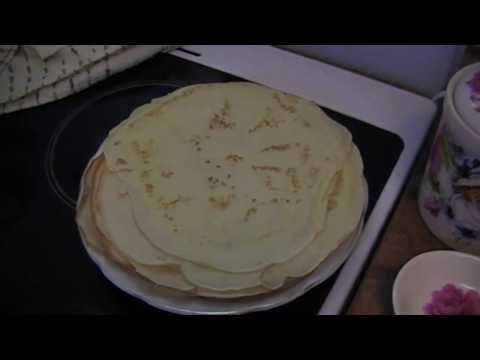 Как приготовить блинчики ( тонкие ). | How to cook pancakes (thin).
