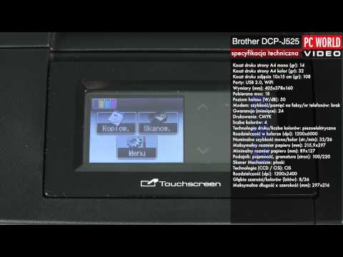 Brother DCP-J525W - test PC World