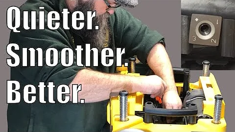 How to Upgrade a DeWALT DW735 Planer with a Helical Cutter Head (Step-by-Step)