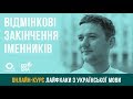 Відмінкові закінчення іменників. ЗНО з української мови