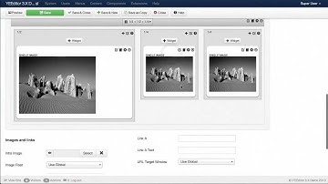Joomla! YEEditor - Drag & Drop Editor - 16 Inserting Widget and drag and drop