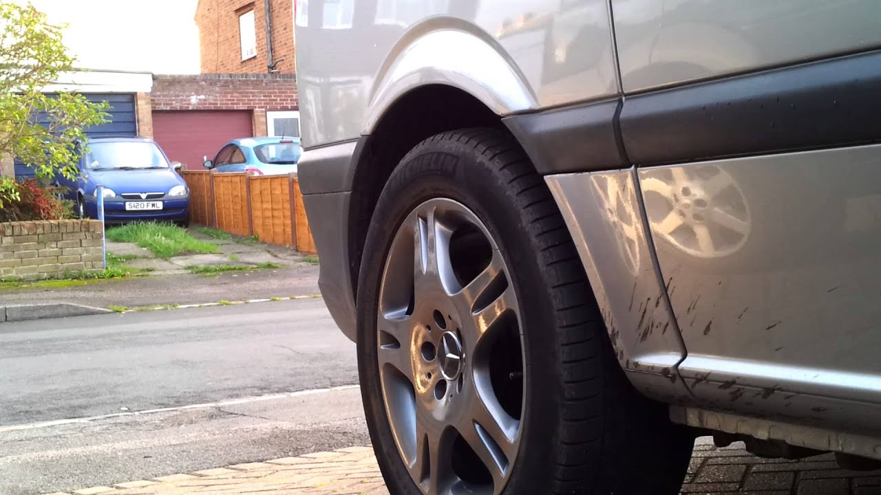 Mercedes vito tankless air ride test YouTube