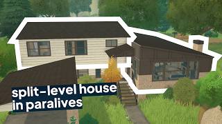 Building a Mid-Century Split-Level House in Paralives [Speed Build]