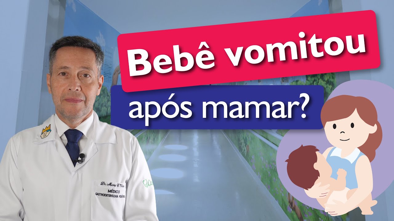 Bebê vomitando, o que pode ser? 👶 Assista e saiba mais sobre o refluxo ...