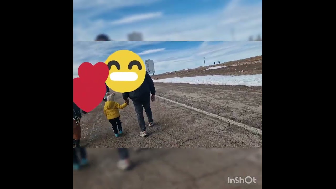 اجواء الثلج اكثر من رائعععععة🤗 سنة سعيدة 🥰