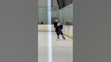 Dump and Chase puck retrieval with centering pass