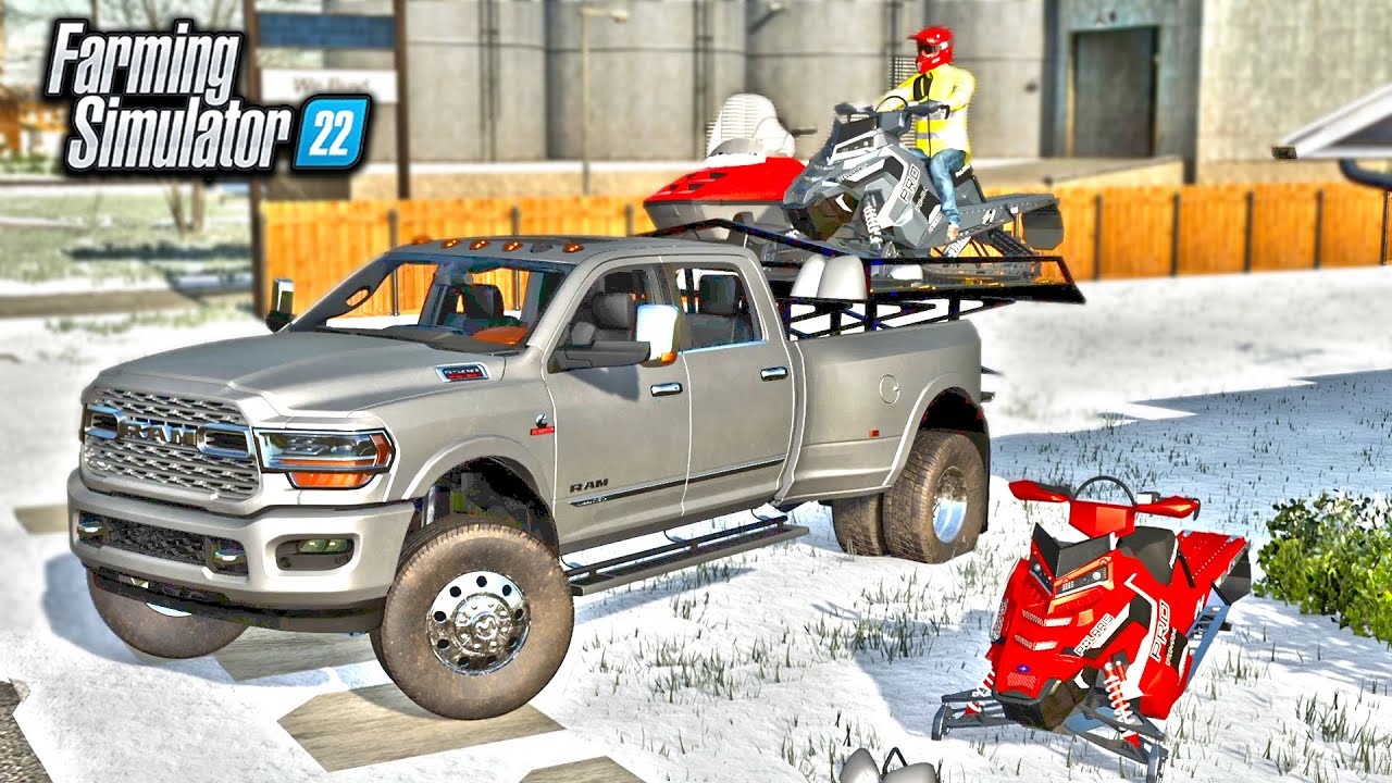 MULTIPLAYER SNOWMOBILING AFTER BIG SNOW STORM! (POLARIS SNOWMOBILES