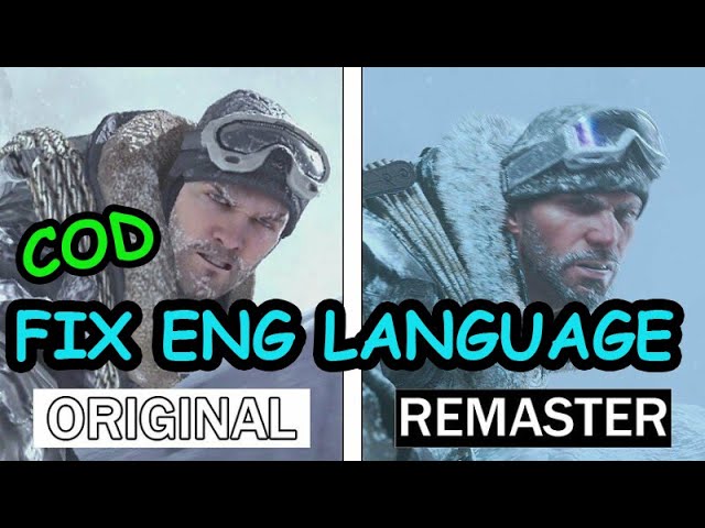 Solve how to Change language in Call Of Duty Modern Warfer 2 Remastered for  any language 