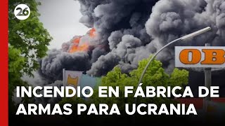 ALEMANIA | Incendio en una fábrica que elabora armas para Ucrania