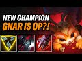 Wild Rift - New Champion GNAR CARRY (Build &amp; Gameplay)