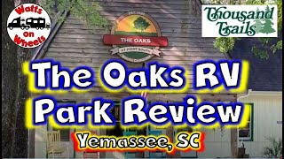 ⛺ The Oaks of South Point Yemassee, SC RV Park Review (TT) // Full Time RVing