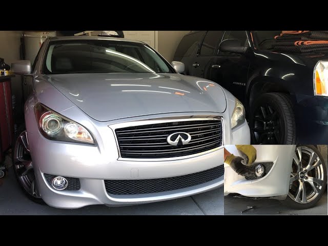 Infiniti FX35 QX70 Right Passenger Fog Light Bezel With Chrome Molding – OEM Fit