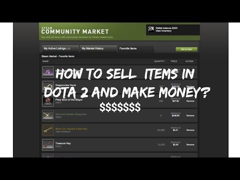 How To Sell Items In Dota 2 And Make Money?