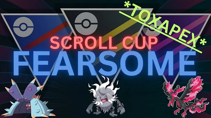 Scroll Cup Great League Toxapex Galarian Moltres SHADOW Annihilape team is FEARSOME in PokemonGo!