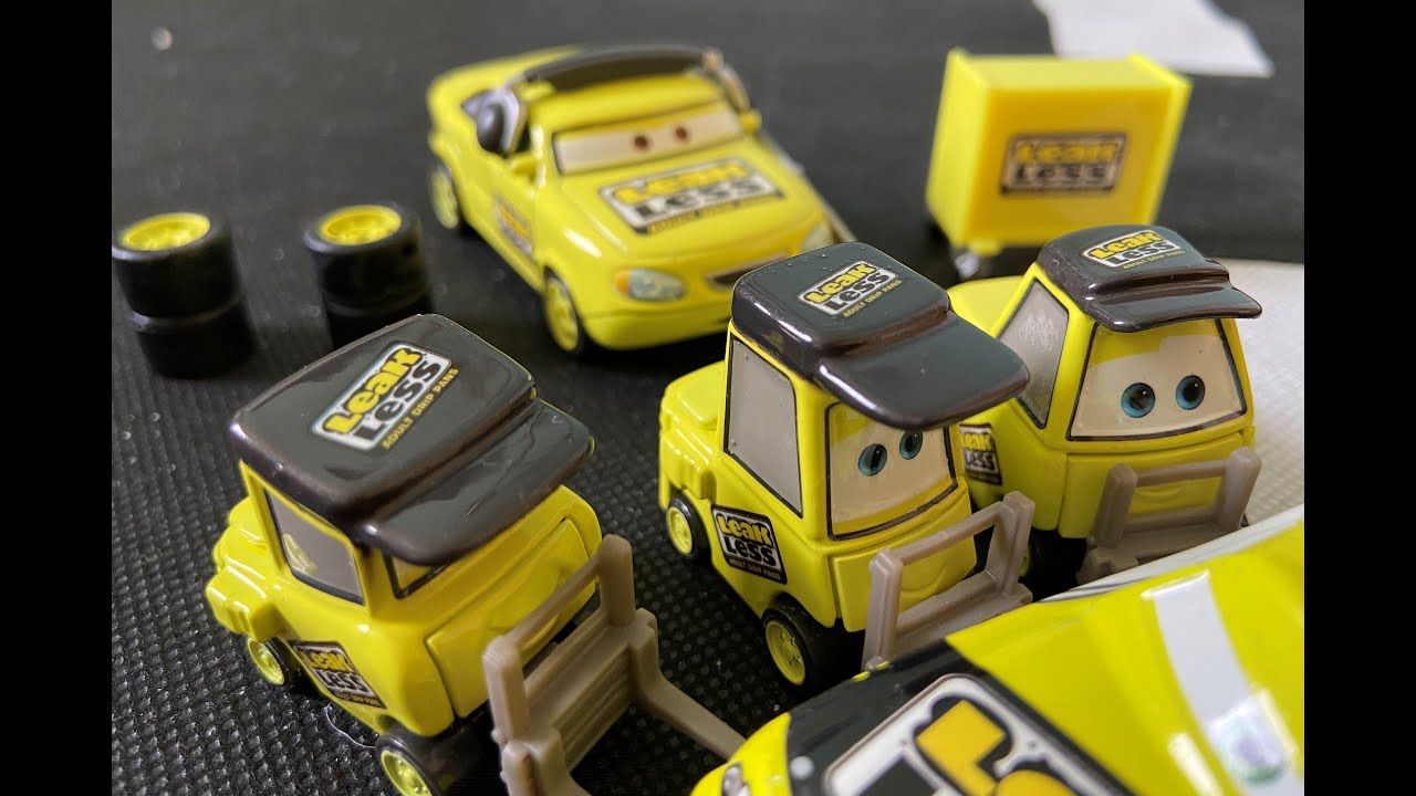 カーズ　マテル　TEAM LEAK LESS CREW Team Leak Less Diecast Review - YouTube