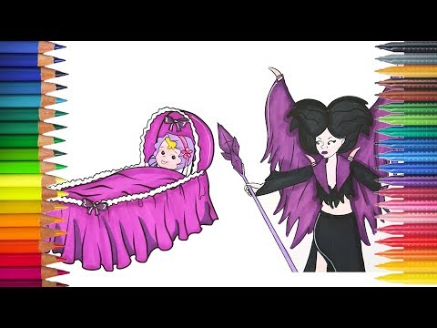 Спящая Красавица и черная фея | Рисование и Раскраски