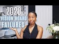 My Vision Board 2020 Failures + Going over my vision board | Judi the Organizer