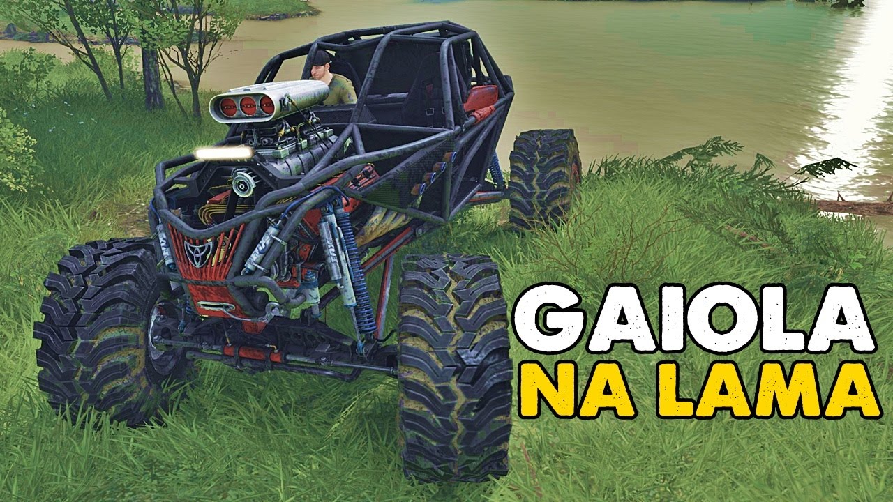 Gaiola de Trilha Na Lama - Off Road Motor V8 (4x4) - Spin Tires 