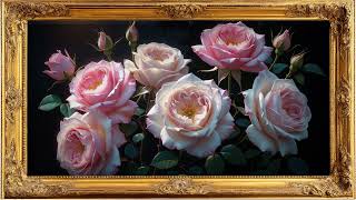 Pink Rose Screensaver | Frame TV Screensaver | No Music | 4K screenshot 2