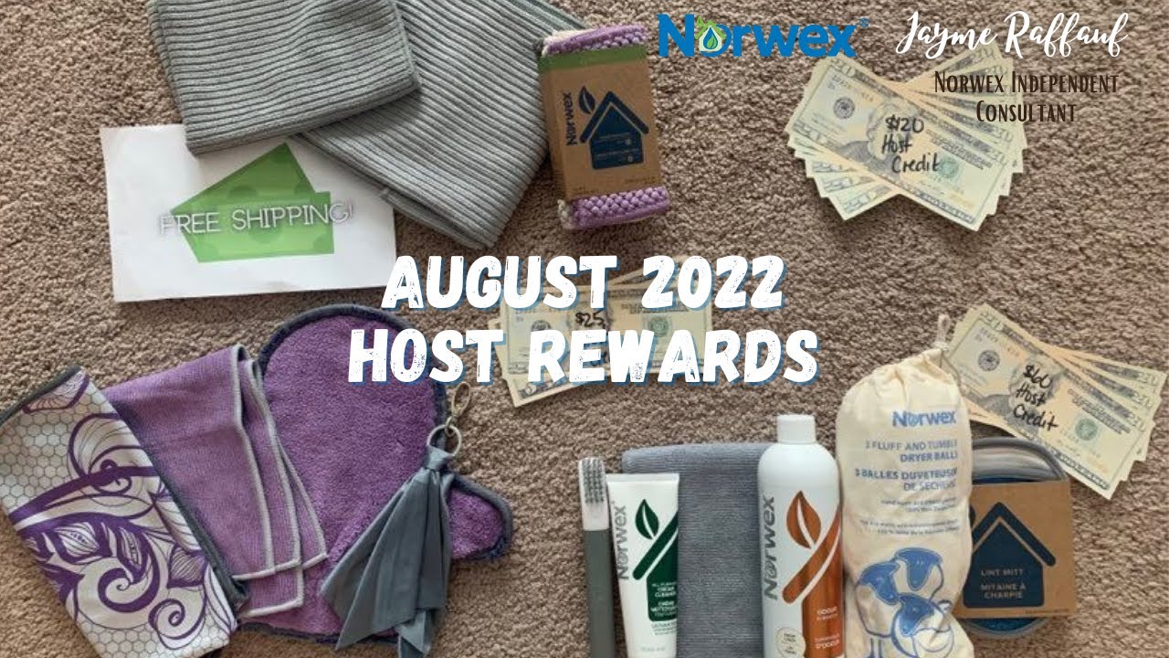 Norwex July 2022 Host & Referral Rewards – Succeed and Shine