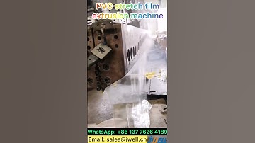 PVC stretch film extrusion machine 4------0086 137 7626 4189  #extruder #extrusion #stretchfilm
