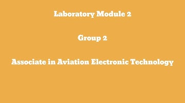 Laboratory Module 2