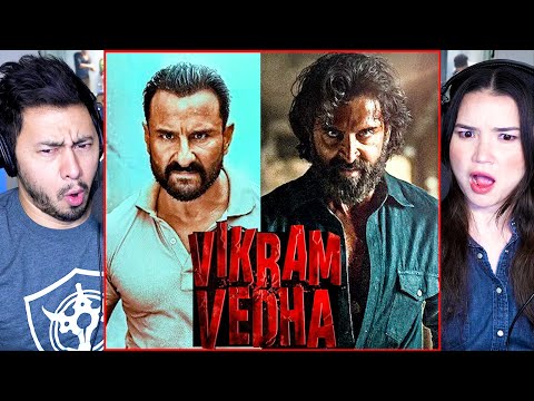 VIKRAM VEDHA Teaser Reaction! | Hrithik Roshan | Saif Ali Khan | Radhika Apte | Pushkar & Gayatri