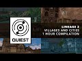 Gambar cover  Lineage 2  Villages and Cities, 1 Hour Compilation  Ambience and 