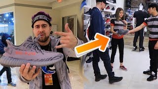 YEEZY BAIT PRANK PART 1 IN THE MALL 😂