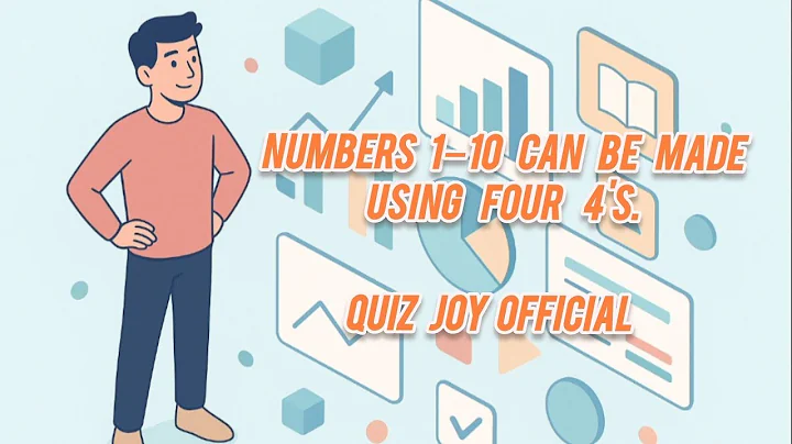 Can You Make 1–10 Using Only Four 4s?|maths|tricky math