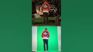 Before and After in Blender #Blender #ICVFX #greenscreen